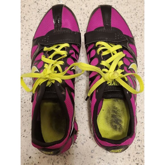 Women Sz 6.5 Multicolor Nike Zoom Rival S Track & Field Shoe 456811-530 preowned - Picture 4 of 10